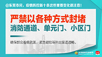 嚴(yán)禁以各種方式封堵消防通道、單元門(mén)、小區(qū)門(mén)