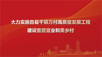 大力實(shí)施百縣千鎮(zhèn)萬(wàn)村高質(zhì)量發(fā)展工程建設(shè)宜居宜業(yè)和美鄉(xiāng)村