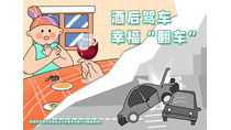 酒后駕車(chē)幸福“翻車(chē)”